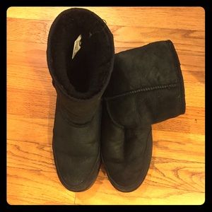 Ugg boots with unique rubber sole